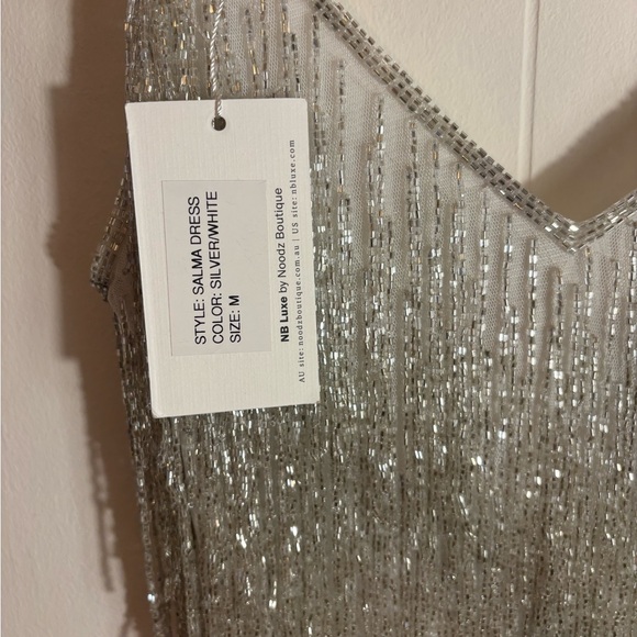 Silver Sequin Dress - Picture 5 of 6